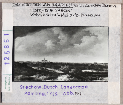 Vorschaubild Jan Vermeer van Haarlem: Blick von den Dünen auf Haarlem. Köln, Wallraf-Richartz-Museum 